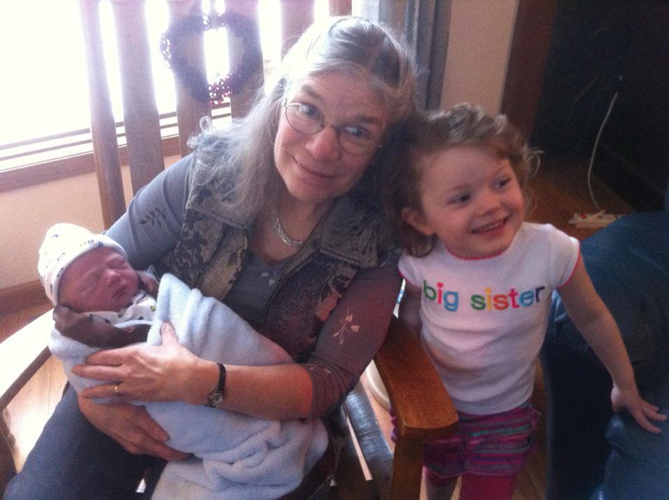 Danian meets Grammy and Big Sis