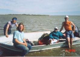 Hot day on the Colville River in 1996